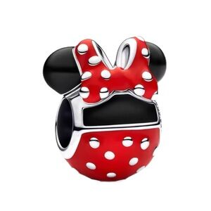 Authentic Pandora Minnie Mouse Red & Black Iconic Charm - MINT CONDITION